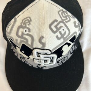 New Era Black and Blue Fitted Cap